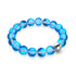 Saphir | Silber | Meerjungfrau Glas Statement Armband